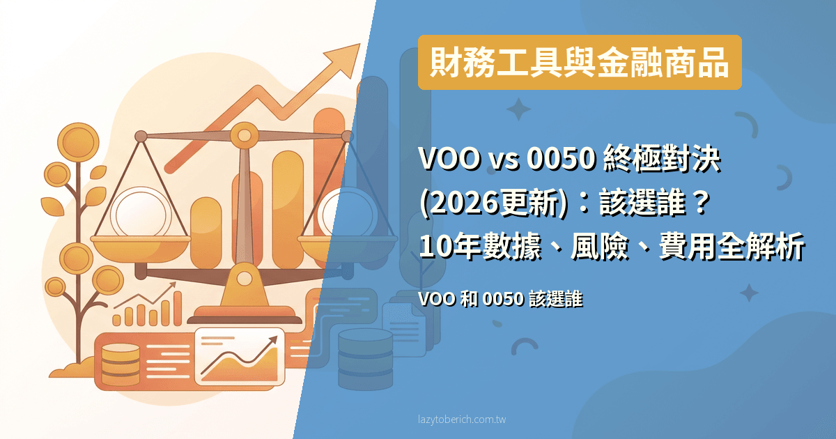VOO vs 0050 怎麼選?2026 最新:0050 十年年化 24% 完勝,但我還是選 VOO